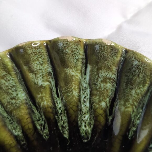 Handmade Green Decorative Shells Wade of California USA 699 - Picture 10 of 12